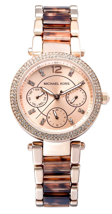 michael kors parker mini gold|Michael Kors Women's Chronograph Mini Parker Rose Gold .